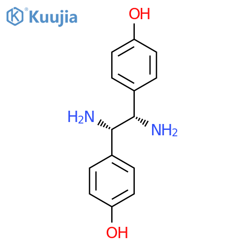 Phenol, 4,4'-[(1S,2S)-1,2-diamino-1,2-ethanediyl]bis- structure