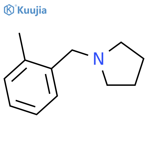 1-(2-methylphenyl)methylpyrrolidine structure