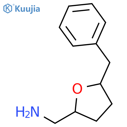 2-Furanmethanamine, tetrahydro-5-(phenylmethyl)- structure