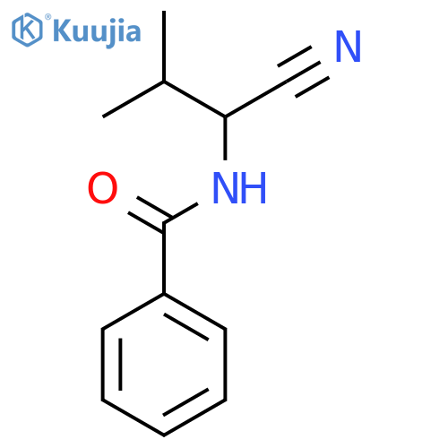 N-(1-cyano-2-methylpropyl)benzamide structure