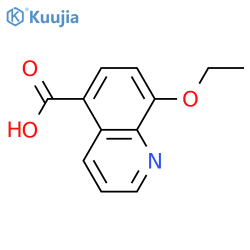 5-Quinolinecarboxylicacid, 8-ethoxy- structure