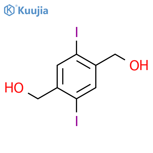 1,4-Benzenedimethanol, 2,5-diiodo- structure