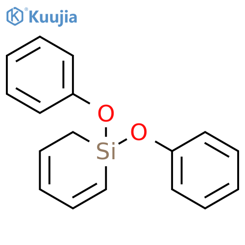 SILACYCLOHEXA-2,4-DIENE, 1,1-DIPHENOXY- structure