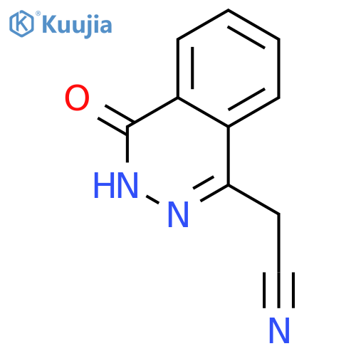 2-(4-oxo-3,4-dihydrophthalazin-1-yl)acetonitrile structure