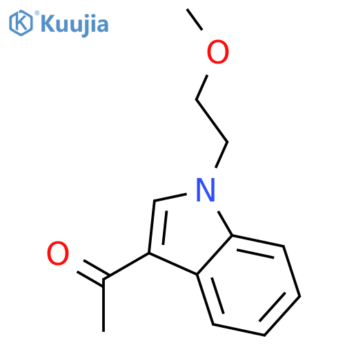1-1-(2-methoxyethyl)-1H-indol-3-ylethanone structure