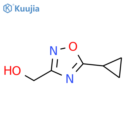 (5-Cyclopropyl-1,2,4-oxadiazol-3-yl)methanol structure