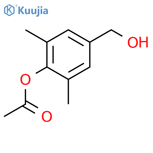 4-(Hydroxymethyl)-2,6-dimethylphenyl acetate structure