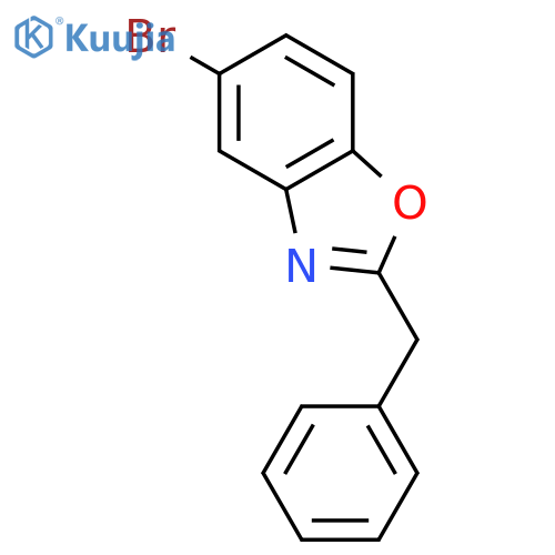 2-Benzyl-5-bromo-1,3-benzoxazole structure