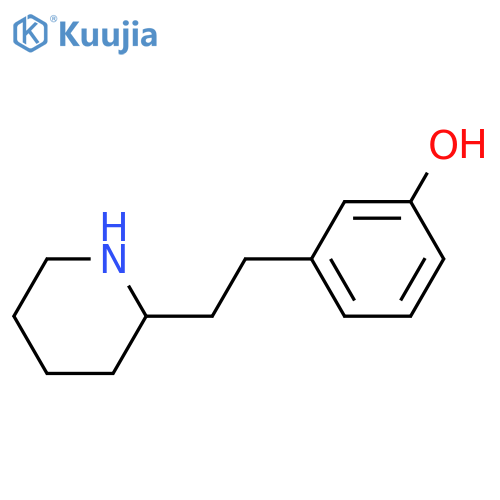 3-(2-piperidin-2-ylethyl)phenol structure