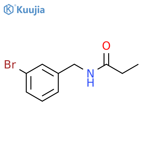 N-(3-Bromobenzyl)propanamide structure