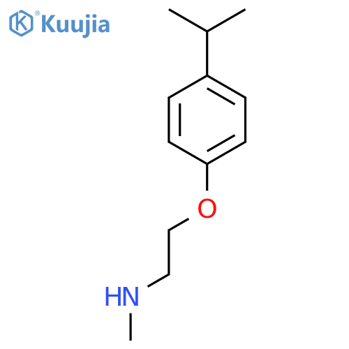 methyl({2-4-(propan-2-yl)phenoxyethyl})amine structure