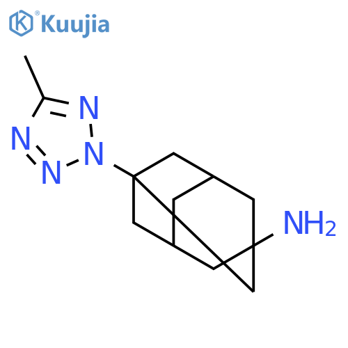 3-(5-Methyl-2H-tetrazol-2-yl)-1-adamantanamine structure