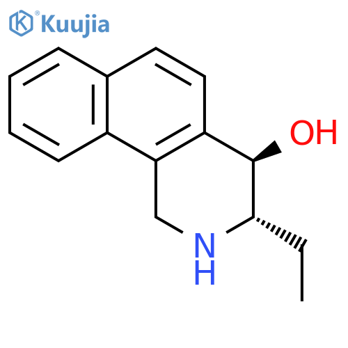 BENZ[H]ISOQUINOLIN-4-OL, 3-ETHYL-1,2,3,4-TETRAHYDRO-, (3S-TRANS)- structure