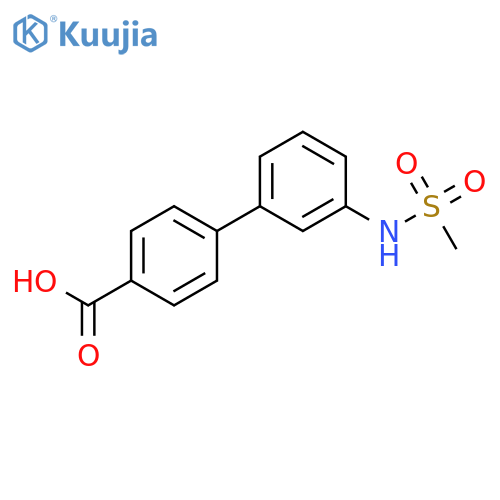 4-(3-Methylsulfonylaminophenyl)benzoic acid structure