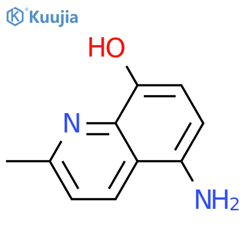 5-amino-2-methyl-8-Quinolinol structure