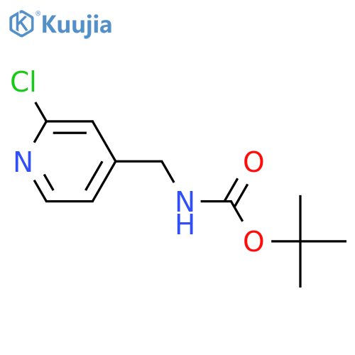 tert-Butyl N-(2-Chloropyridin-4-yl)methylcarbamate structure