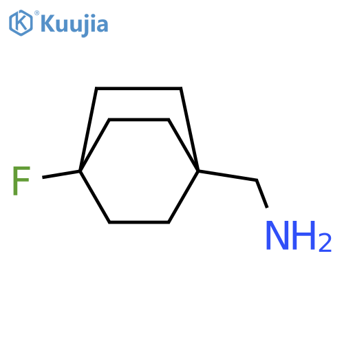 {4-fluorobicyclo[2.2.2]octan-1-yl}methanamine structure