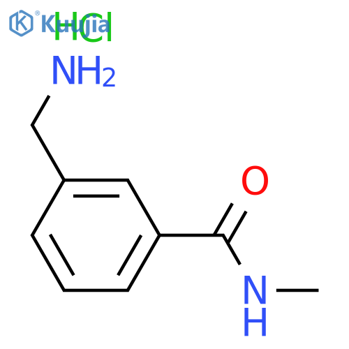 3-(AMINOMETHYL)-N-METHYLBENZAMIDE HYDROCHLORIDE structure
