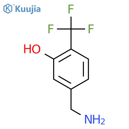 5-(Aminomethyl)-2-(trifluoromethyl)phenol structure