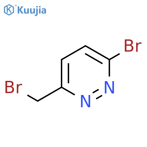 3-Bromo-6-(bromomethyl)pyridazine structure