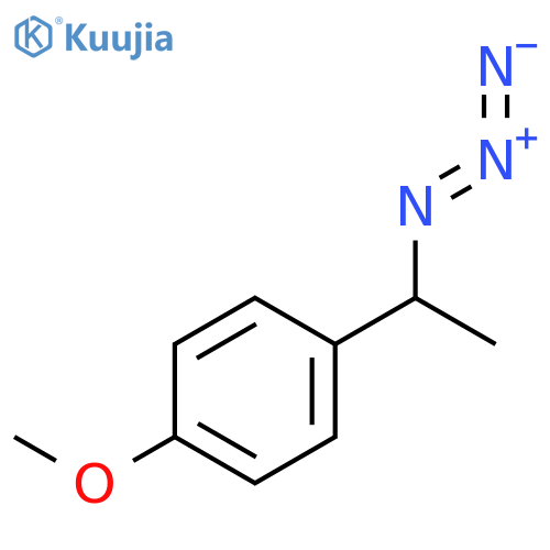 Benzene, 1-(1-azidoethyl)-4-methoxy- structure