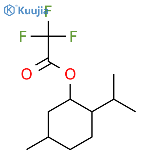 2-Isopropyl-5-methylcyclohexyl trifluoroacetate structure