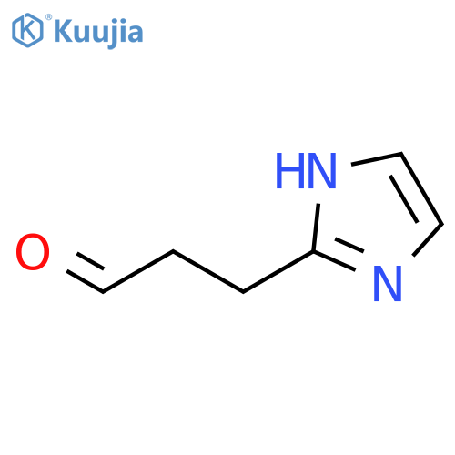 1H-Imidazole-2-propanal structure