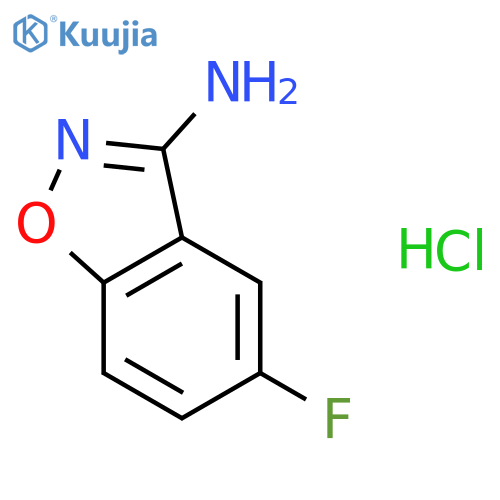5-Fluorobenzo[d]isoxazol-3-amine hydrochloride structure