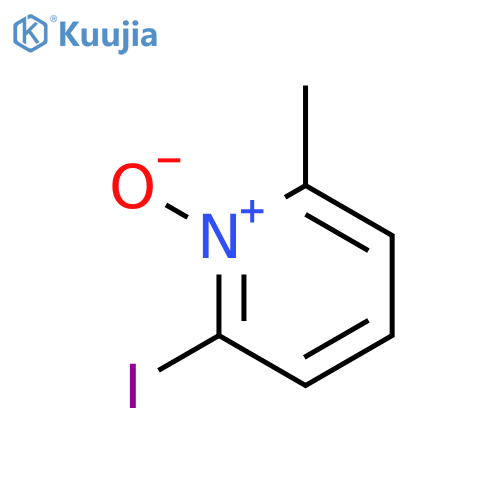 Pyridine, 2-iodo-6-methyl-, 1-oxide structure