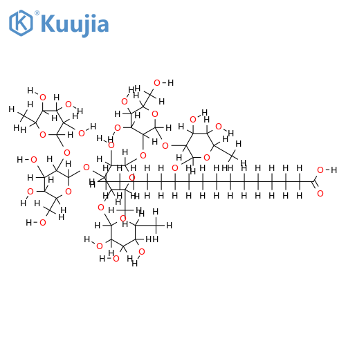 (11S)-hydroxyhexadecanoic acid 11-O-beta-D-quinovopyranosyl-(1->2)-O-beta-D-glucopyranosyl-(1->3)-O-[beta-D-fucopyranosyl-(1->4)]-O-alpha-L-rhamnopyranosyl-(1->2)-O-beta-glucopyranosyl-(1->2)-O-beta-D-quinovopyranoside structure
