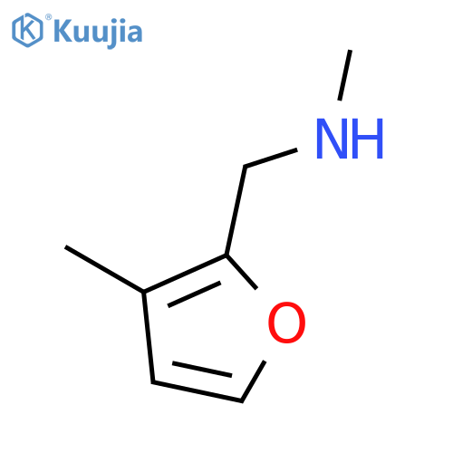 methyl(3-methylfuran-2-yl)methylamine structure