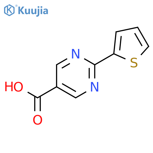 2-(Thiophen-2-yl)pyrimidine-5-carboxylic acid structure