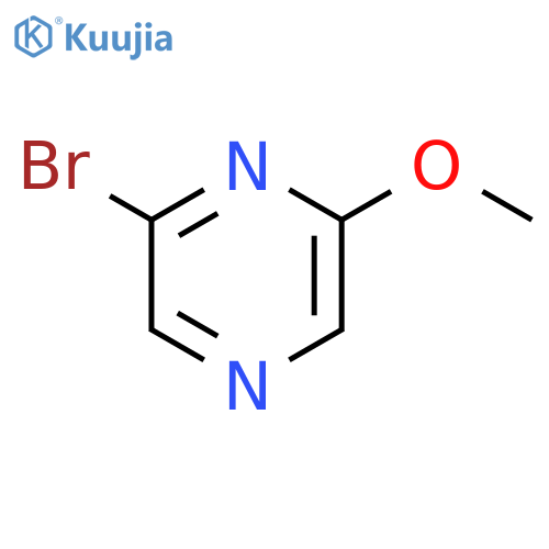 2-bromo-6-methoxy-pyrazine structure