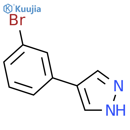 4-(3-BROMOPHENYL)PYRAZOLE structure