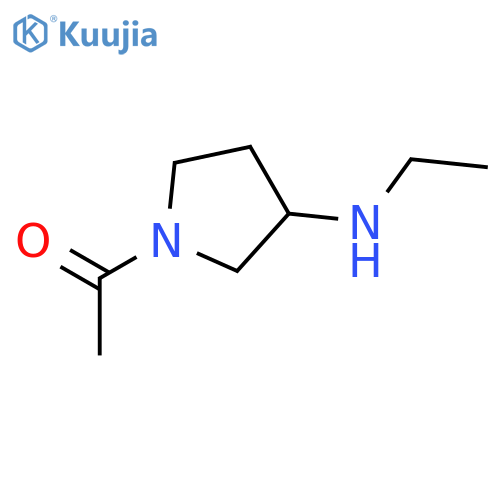 1-Acetyl-3-ethylaminopyrrolidine structure