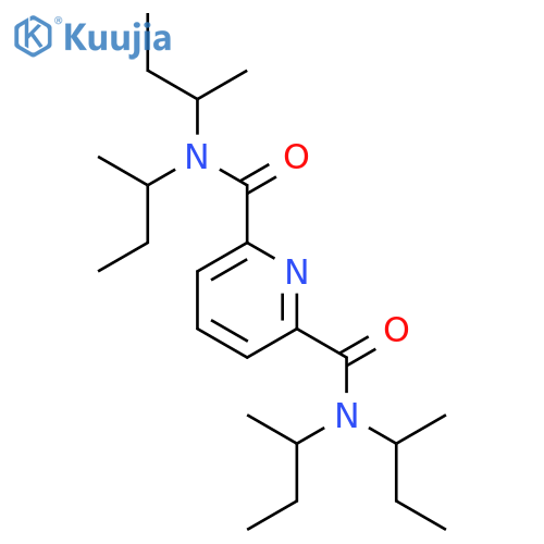 2,6-PYRIDINEDICARBOXAMIDE, N2,N2,N6,N6-TETRAKIS(1-METHYLPROPYL)- structure