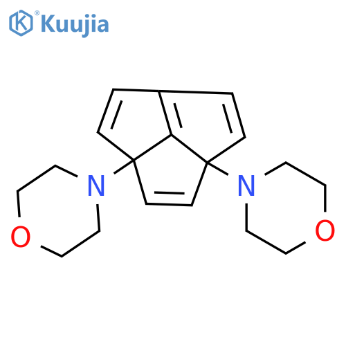 Morpholine, 4,4'-cyclopenta[cd]pentalene-2a,4a-diylbis- structure