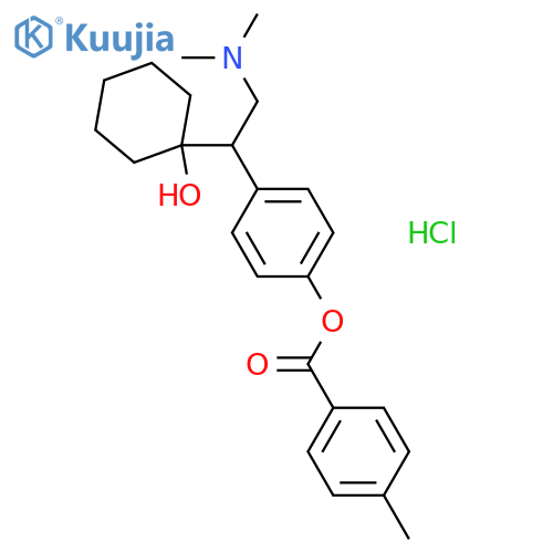 Ansofaxine hydrochloride structure