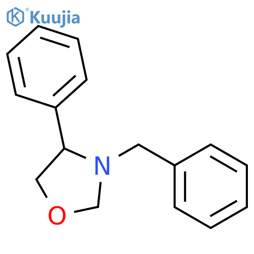 Oxazolidine, 4-phenyl-3-(phenylmethyl)- structure