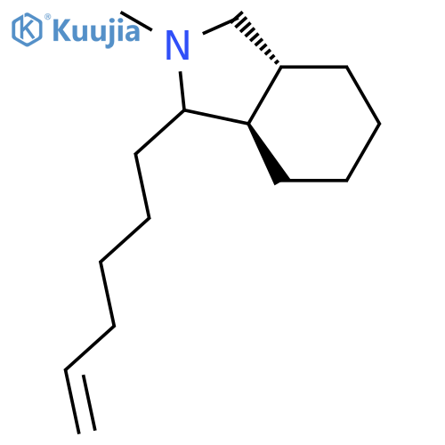 1H-Isoindole, 1-(5-hexen-1-yl)octahydro-2-methyl-, (3aR,7aR)-rel- structure