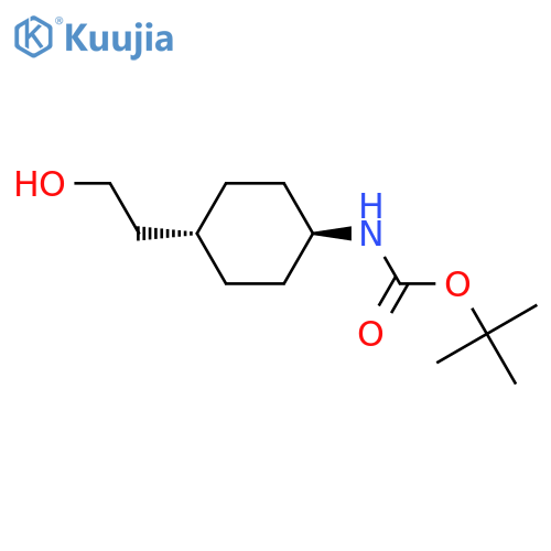 Tert-Butyl trans-4-(2-hydroxyethyl)cyclohexylcarbamate structure