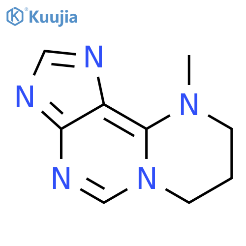 PYRIMIDO[2,1-I]PURINE, 7,8,9,10-TETRAHYDRO-10-METHYL- structure