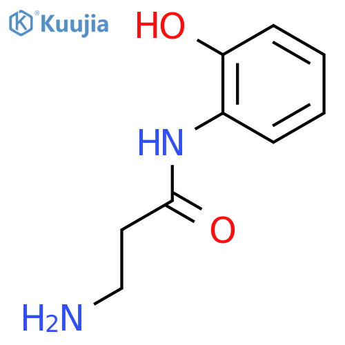 3-amino-N-(2-hydroxyphenyl)propanamide structure