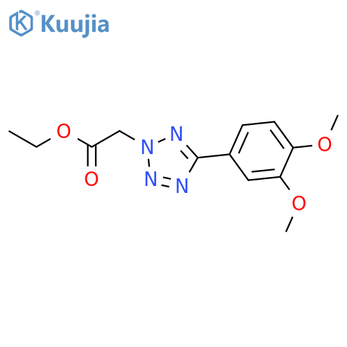2H-Tetrazole-2-acetic acid, 5-(3,4-dimethoxyphenyl)-, ethyl ester structure