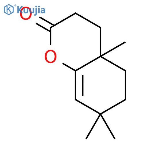 2H-1-Benzopyran-2-one,3,4,4a,5,6,7-hexahydro-4a,7,7-trimethyl- structure