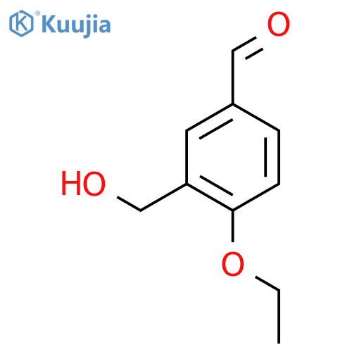 4-Ethoxy-3-(hydroxymethyl)benzaldehyde structure