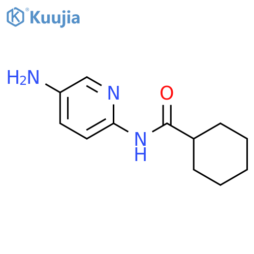 Cyclohexanecarboxylic acid (5-amino-pyridin-2-yl)-amide structure