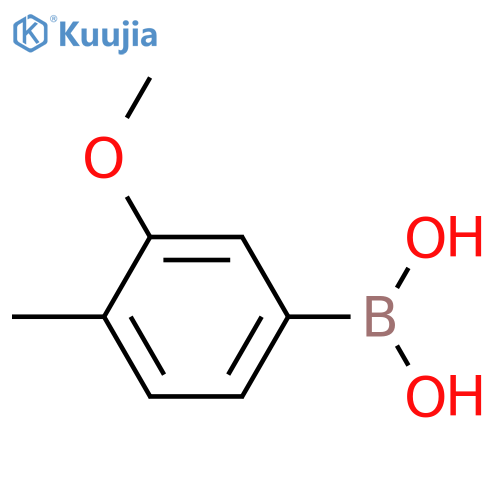 3-Methoxy-4-methylphenylboronic acid structure