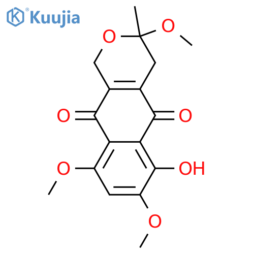 Fusarubin; 3,9-Di-Me ether structure