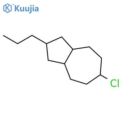 Azulene, 6-chlorodecahydro-2-propyl- structure